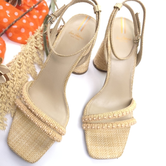 Sam Edelman Elegant Beige Sandals 10 - Picture 2 of 6